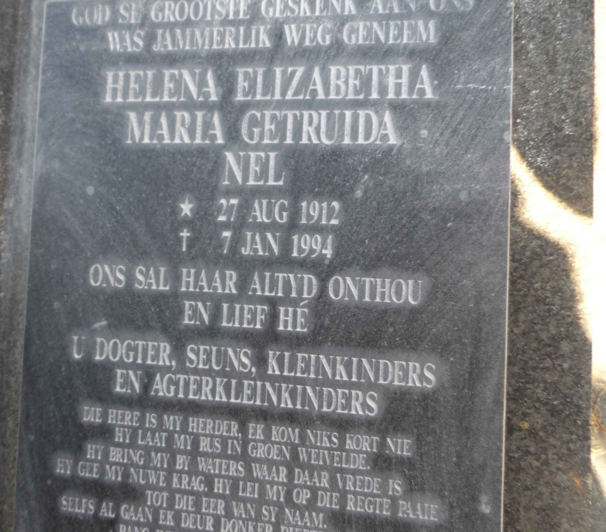 NEL Frederick Daniel 1907-1957 & Helena Elizabetha Maria Gertruida 1912-1994#2