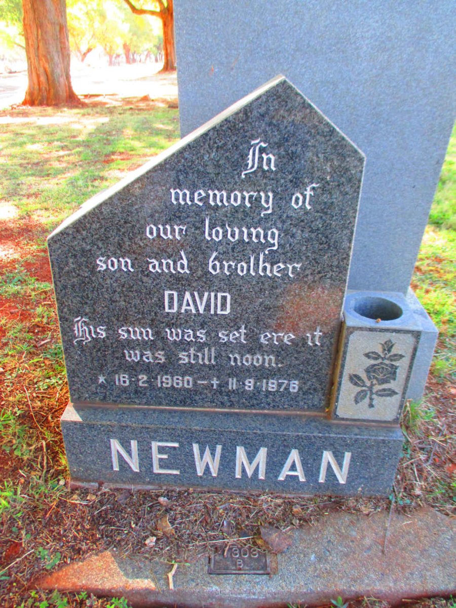 NEWMAN David 1960-1976
