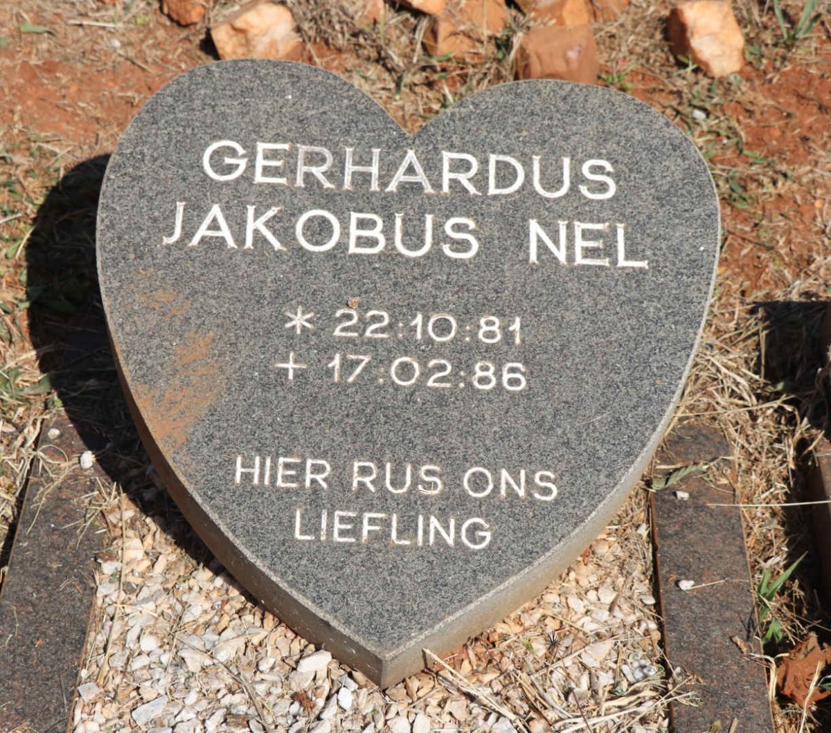 NEL Gerhardus Jakobus 1981-1986