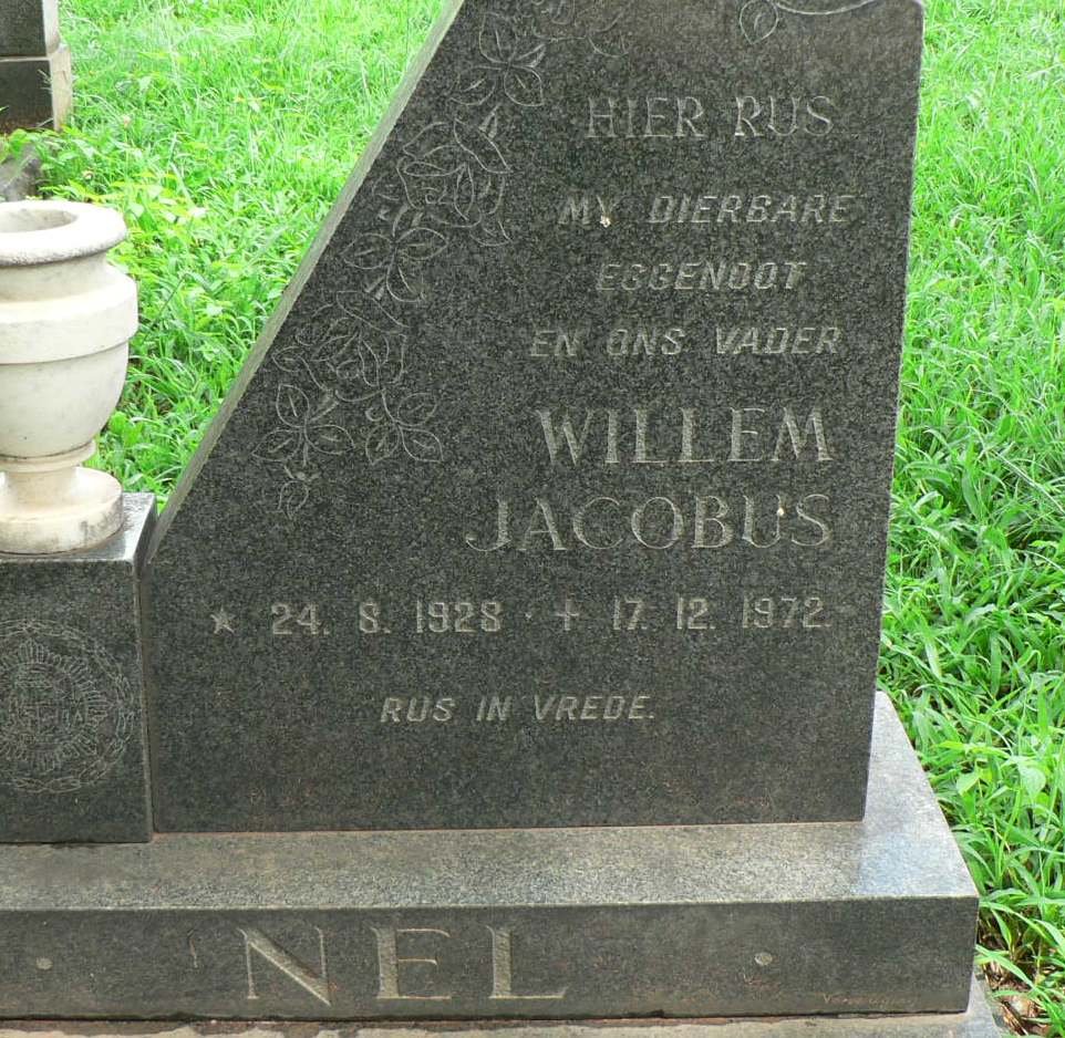 NEL Willem Jacobus 1928-1972
