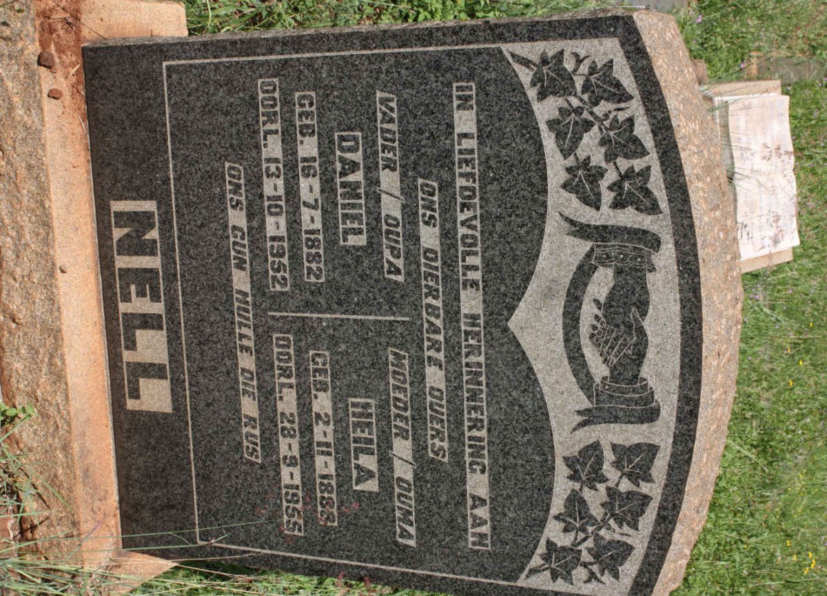 NELL Daniel 1882-1952 &amp; Heila 1888-1955