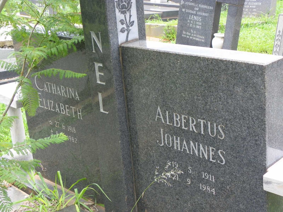 NEL Albertus Johannes 1911-1984 &amp; Catharina Elizabeth 1918-1982