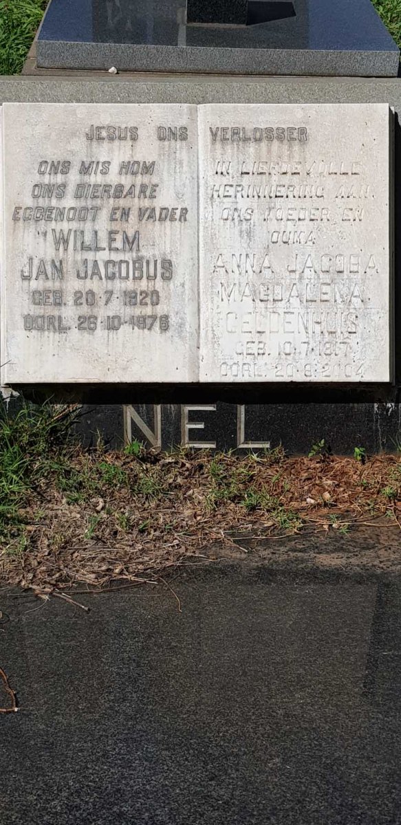 NEL Willem Jan Jacobus 1920-1976 &amp; Anna Jacoba Magdalena GELDENHUIS 1917-2004