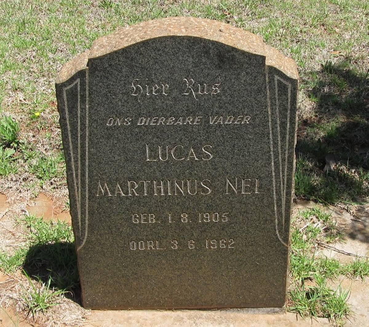 NEL Lucas Marthinus 1905-1962