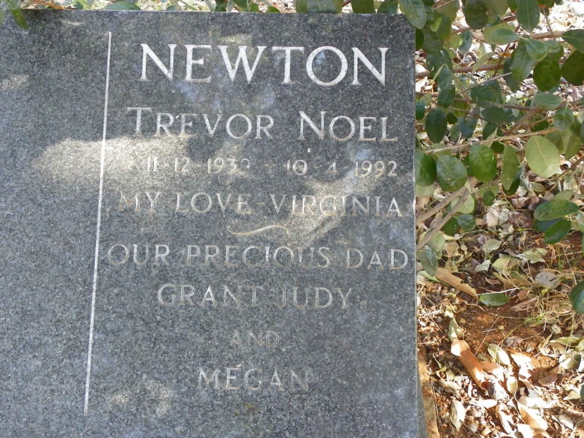 NEWTON Trevor Noel 193?-1992