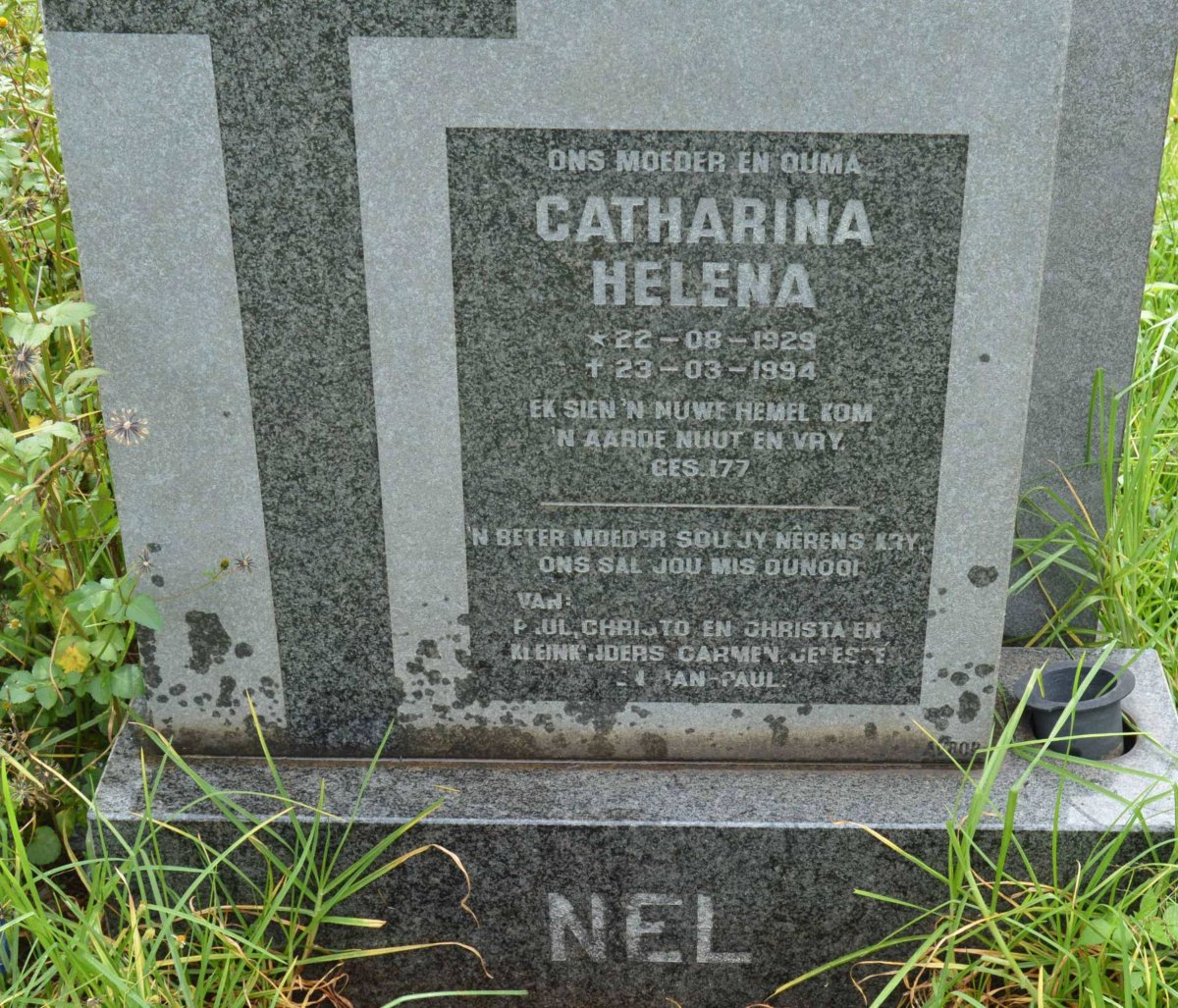 NEL Catharina Helena 1929-1994