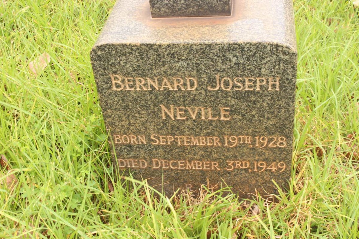 NEVILE Bernard Joseph 1928-1949