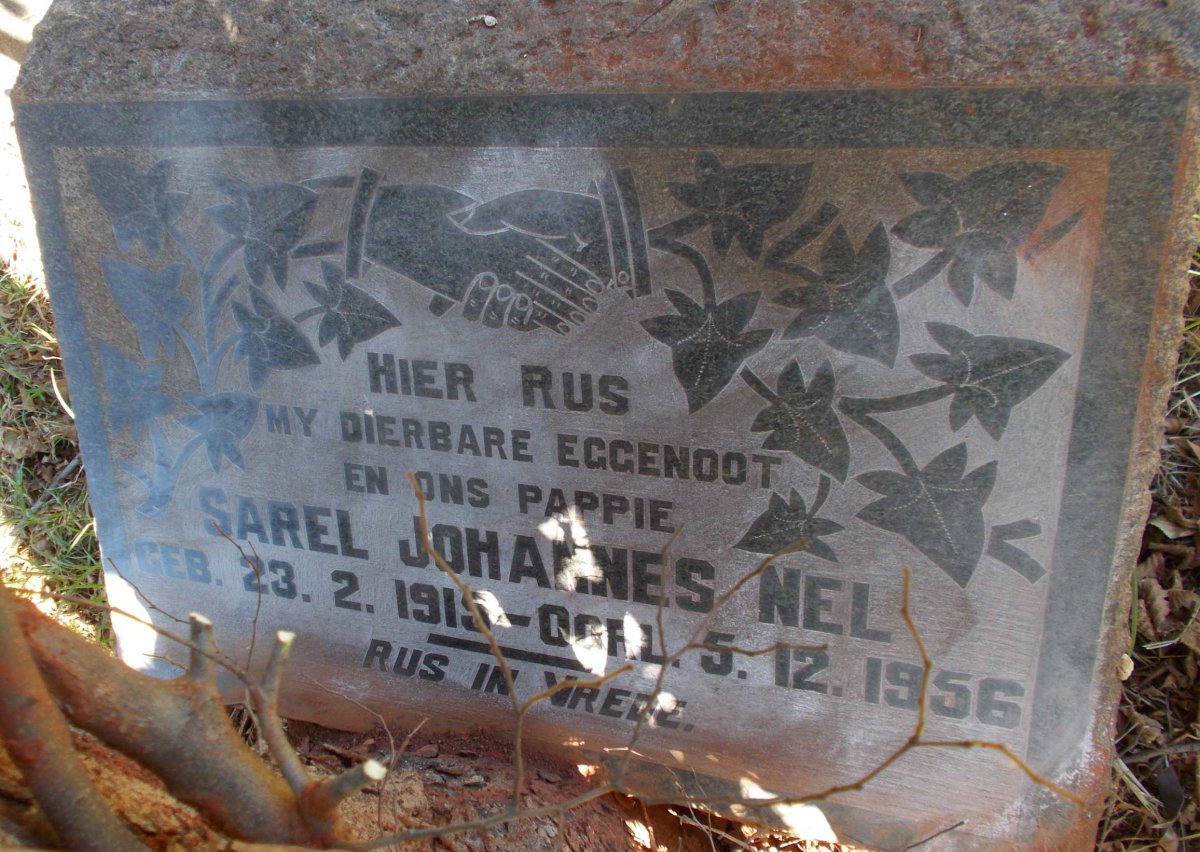 NEL Sarel Johannes 1915-1956