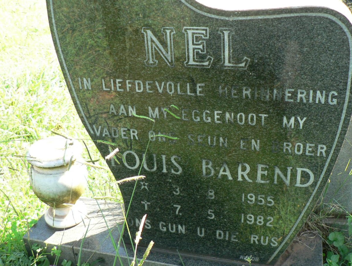 NEL Louis Barend 1955-1982