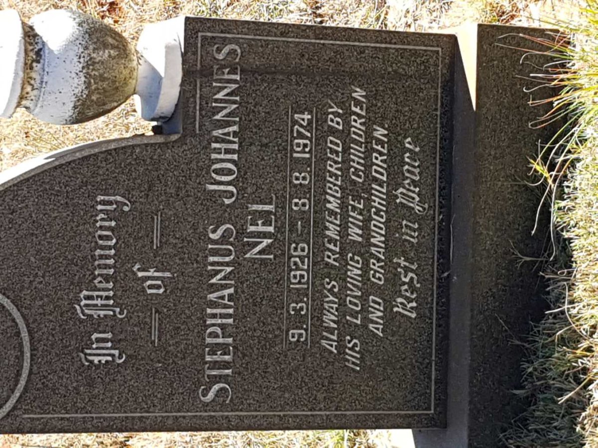 NEL Stephanus Johannes 1926-1974