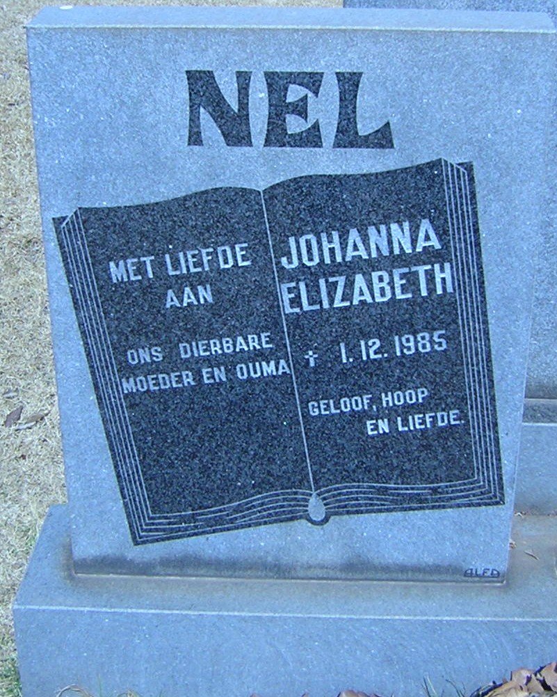 NEL Johanna Elizabeth -1985
