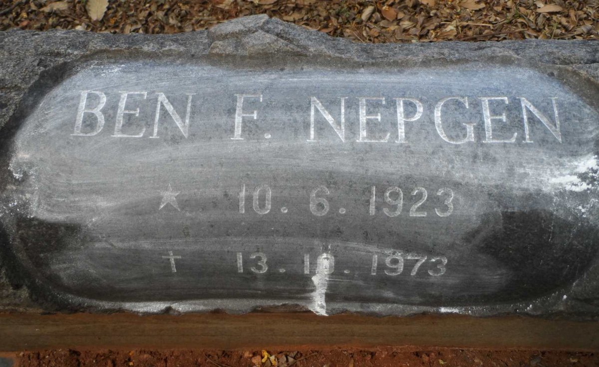 NEPGEN Ben F. 1923-1973