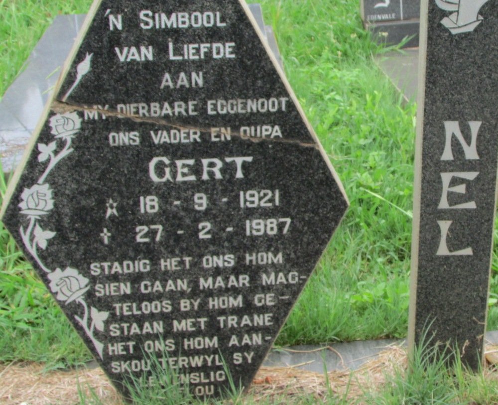 NEL Gert 1921-1987