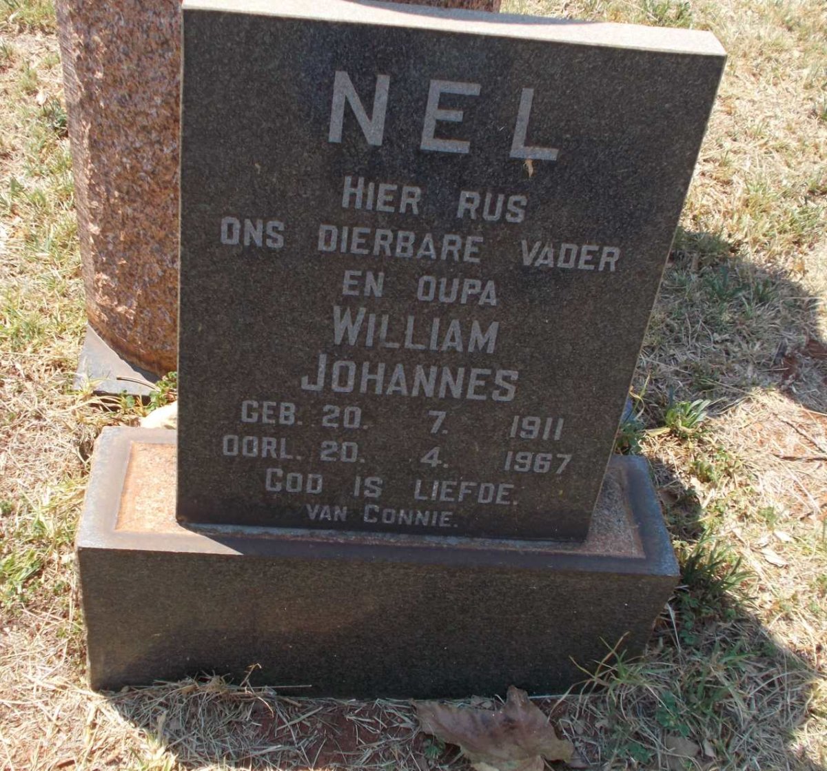 NEL William Johannes 1911-1967