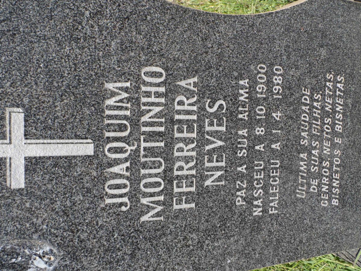 NEVES Joaquim Moutinho Ferreira 1900-1980