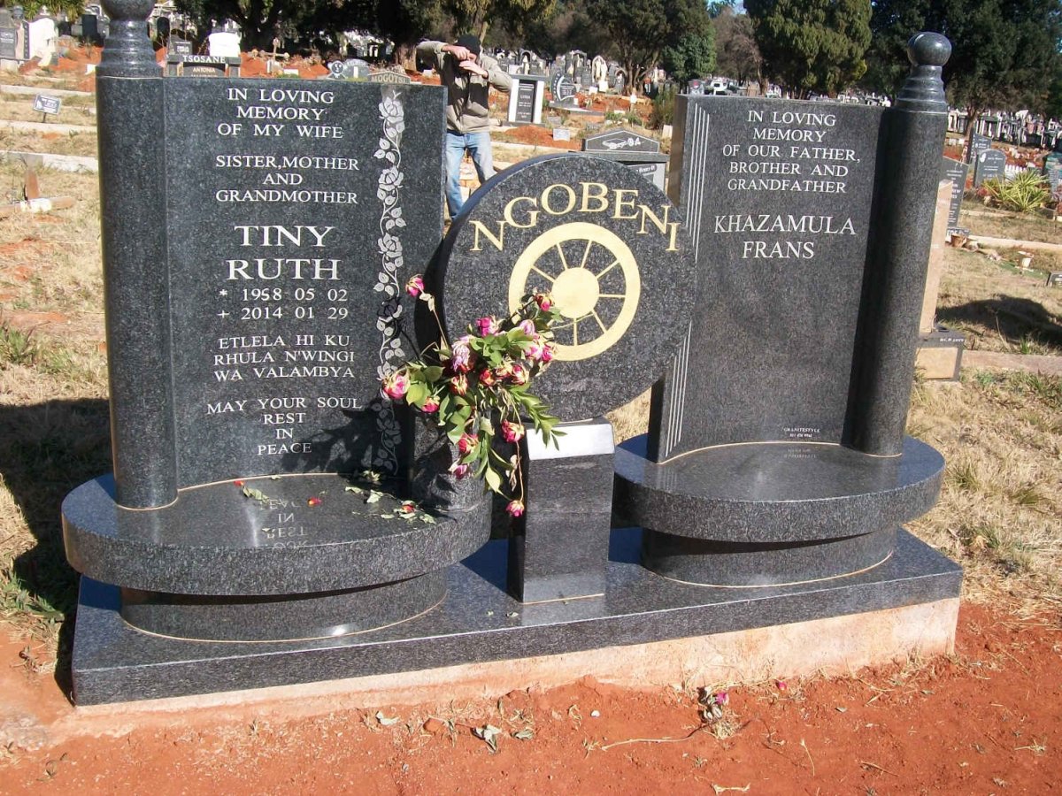 NGOBENI Khazamula Frans &amp; Tiny Ruth 1958-2014