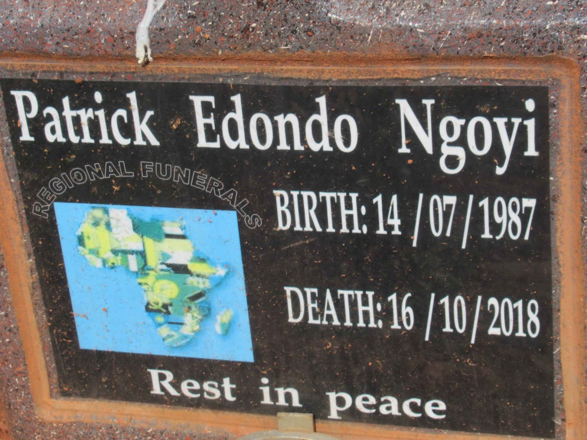 NGOYI Patrick Edondo 1987-2018