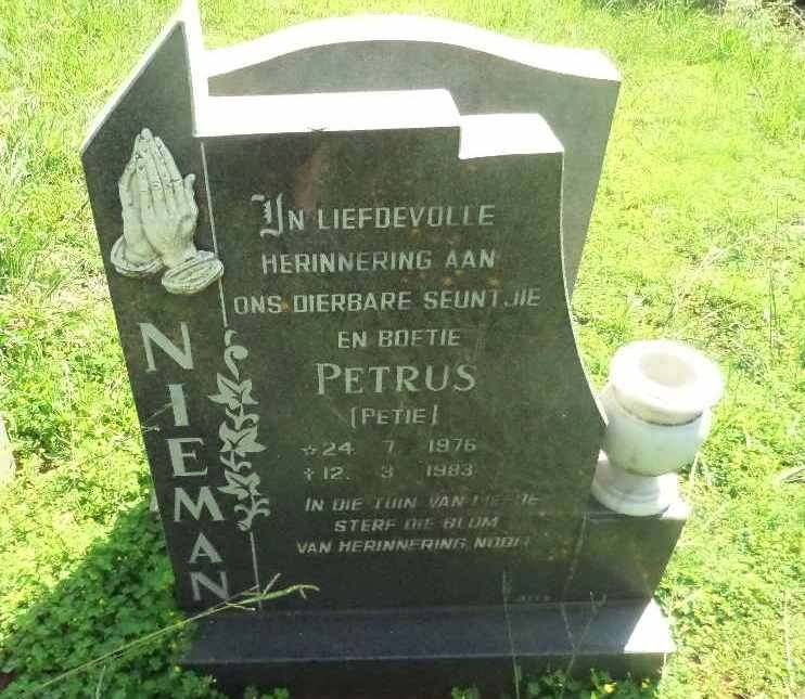 NIEMAN Petrus 1976-1983
