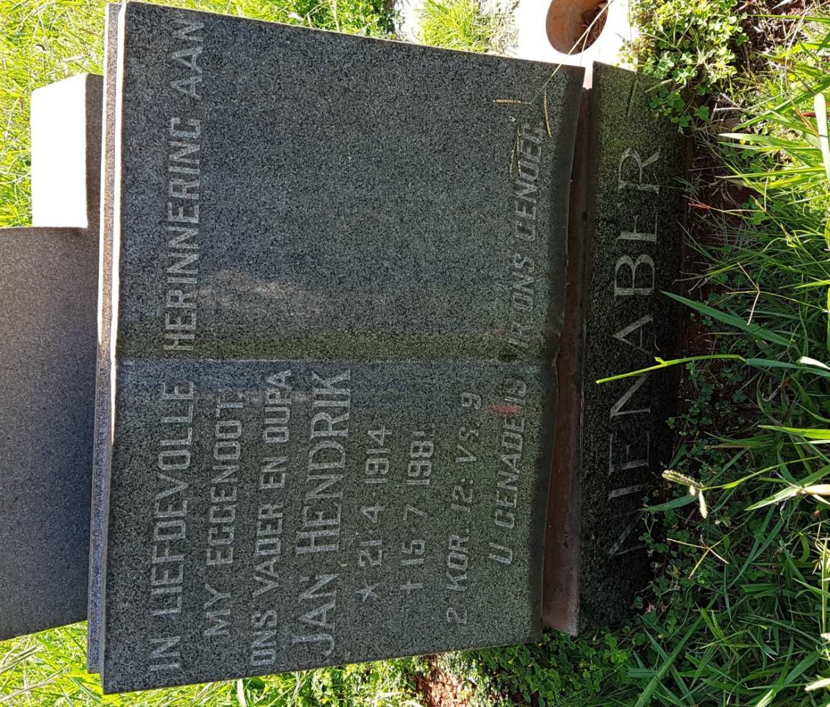 NIENABER Jan Hendrik 1914-1981