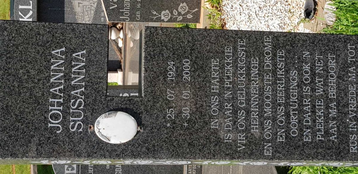 NIEUWENHUIZEN Johanna Susanna 1924-2000