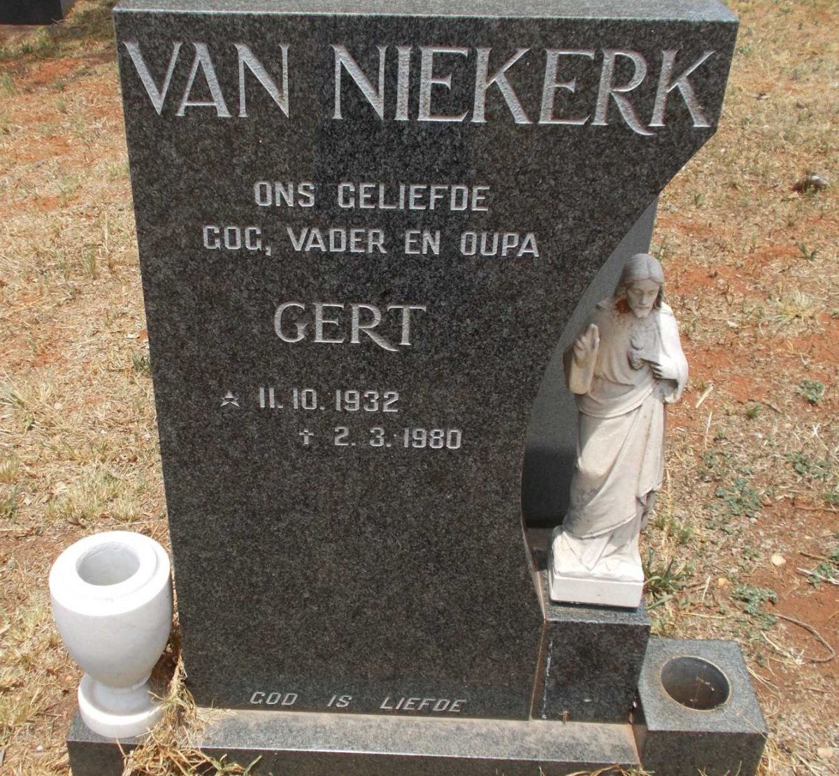 NIEKERK Gert, van 1932-1980