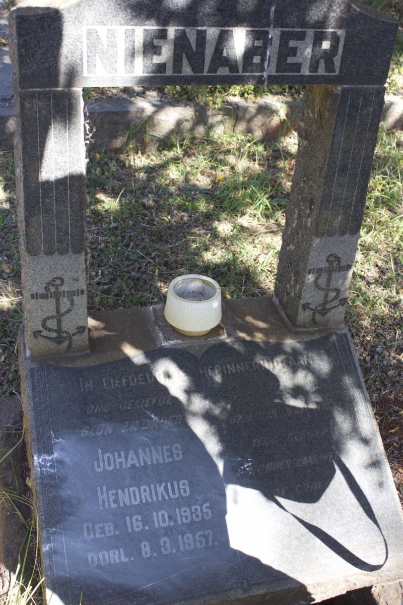 NIENABER Johannes Hendrikus 1935-1957