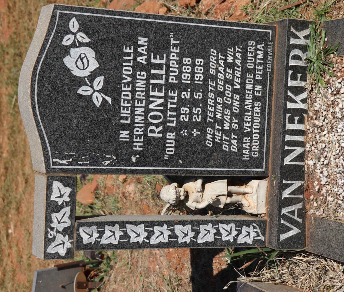 NIEKERK Ronelle, van 1988-1989