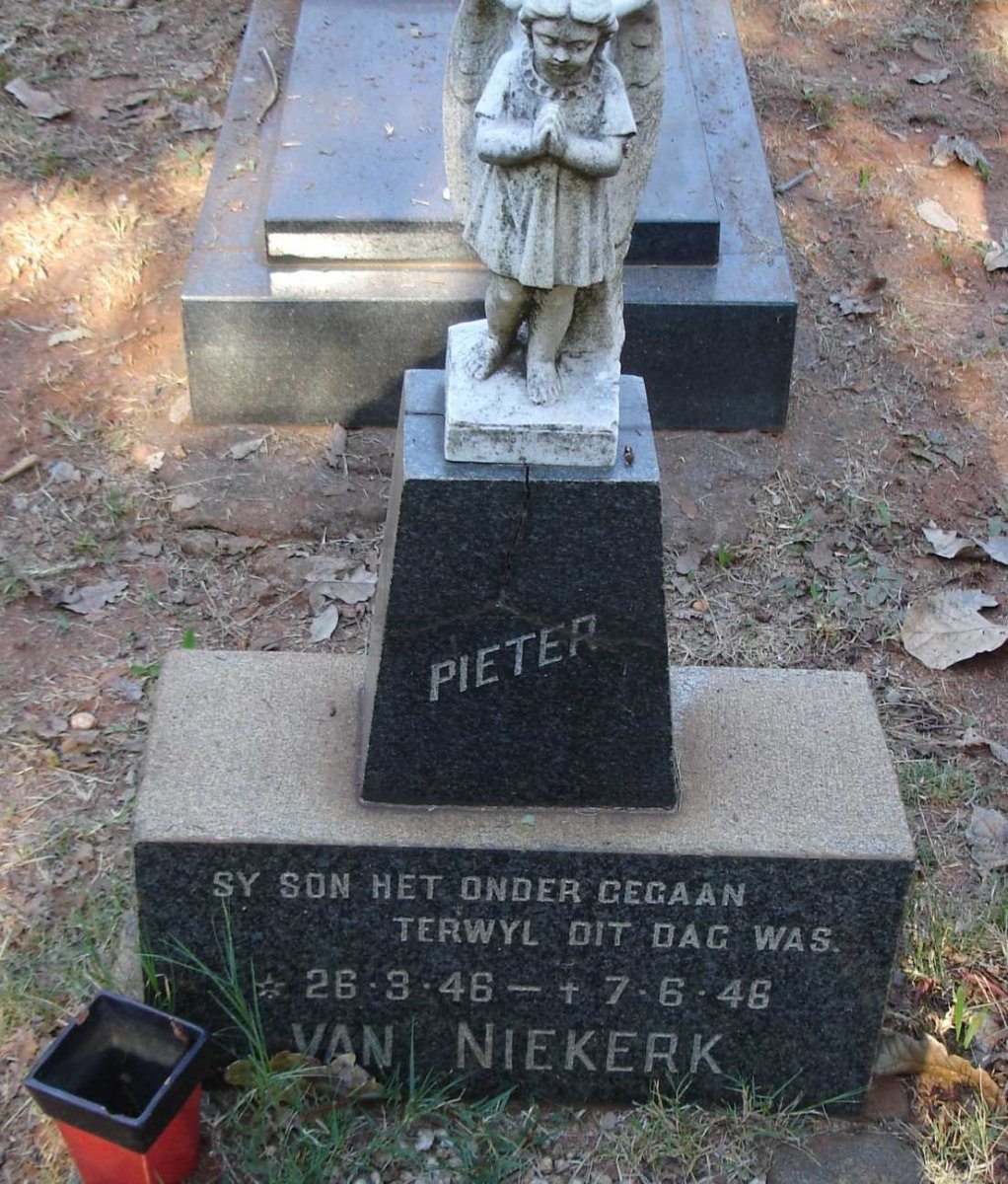 NIEKERK Pieter, van 1946-1946