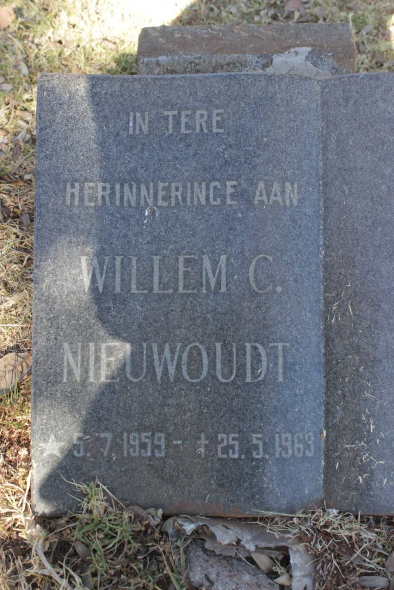 NIEUWOUDT Willem C.1959-1963