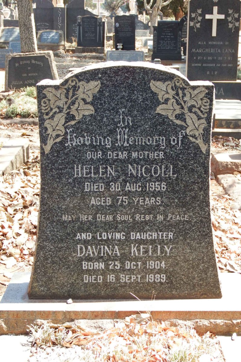 NICOLL Helen -1956 :: KELLY Davina 1904-1989