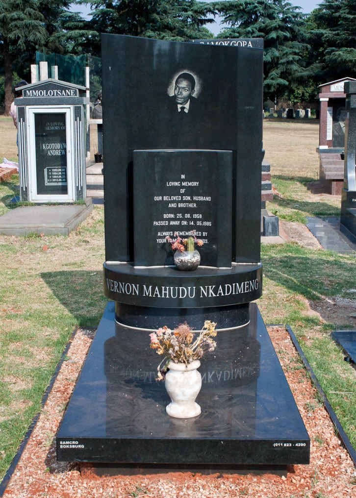 NKADIMENG Vernon Mahudu 1958-1995