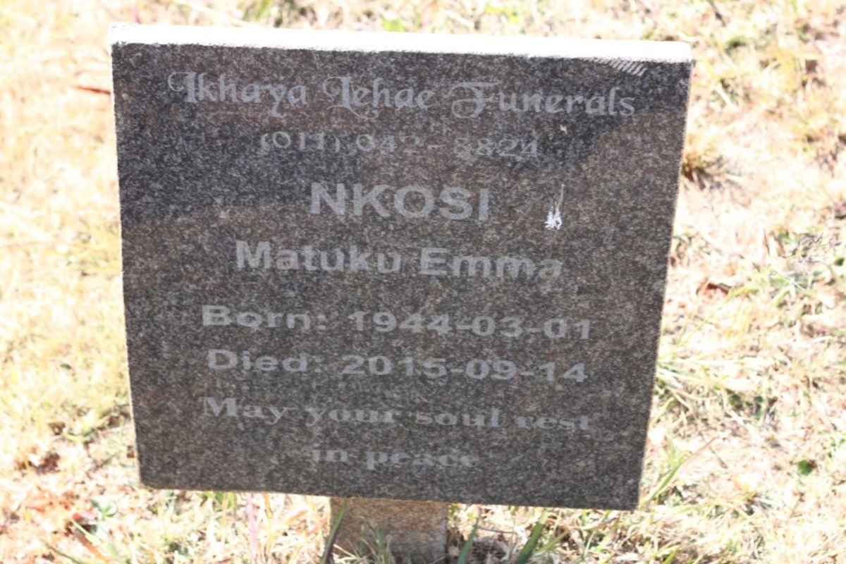NKOSI Matuku Emma 1944-2015