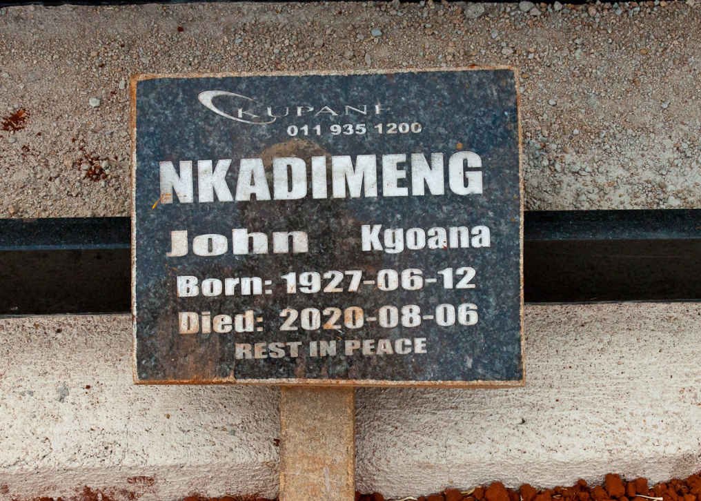 NKADIMENG John Kgoana 1927-2020