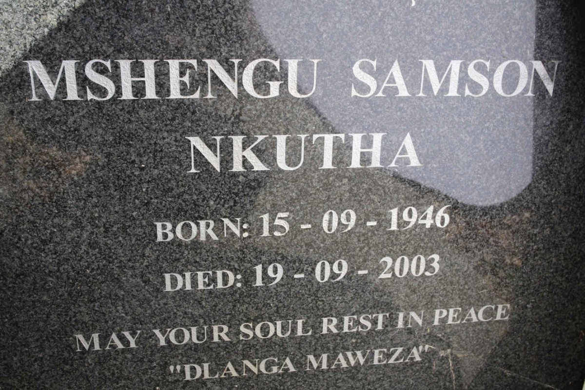 NKUTHA Mshengu Samson 1946-2003