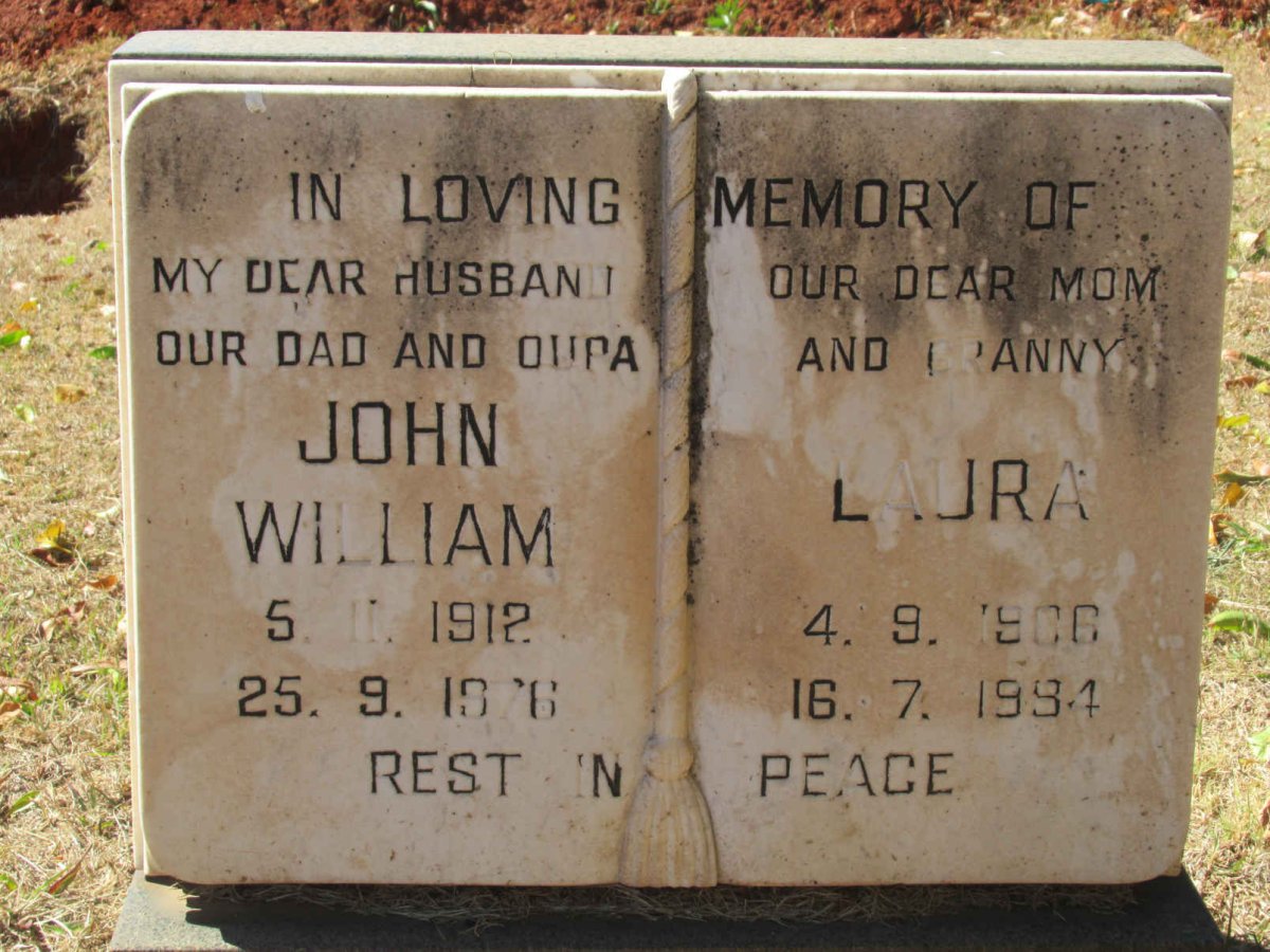 NORGATE John William 1912-1976 &amp; Laura 1906-1994