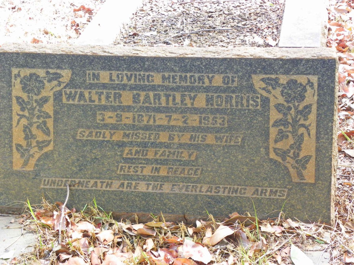 NORRIS Walter Bartley 1871-1953