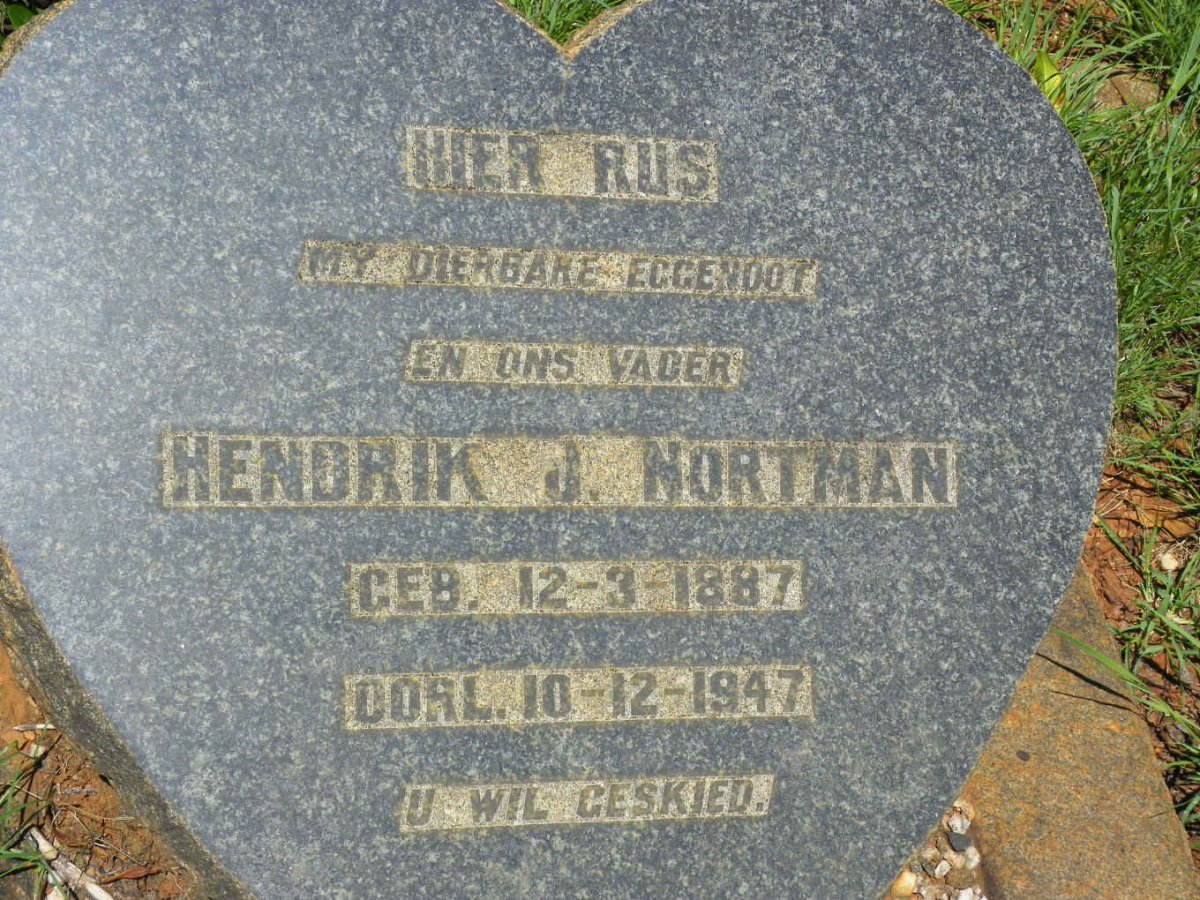 NORTMAN Hendrik J. 1887-1947
