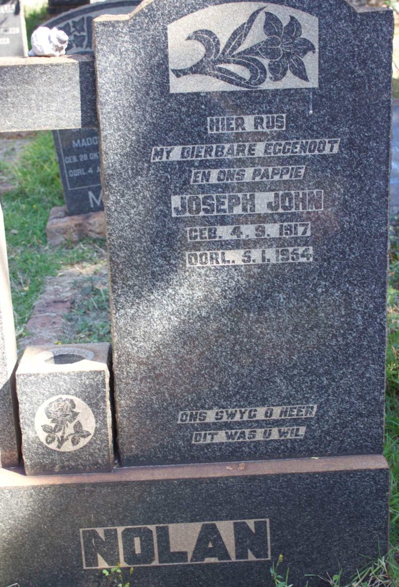NOLAN Joseph John 1917-1954