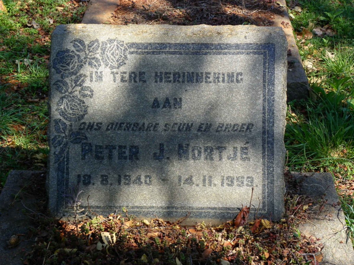 NORTJÉ Peter J. 1940-1959