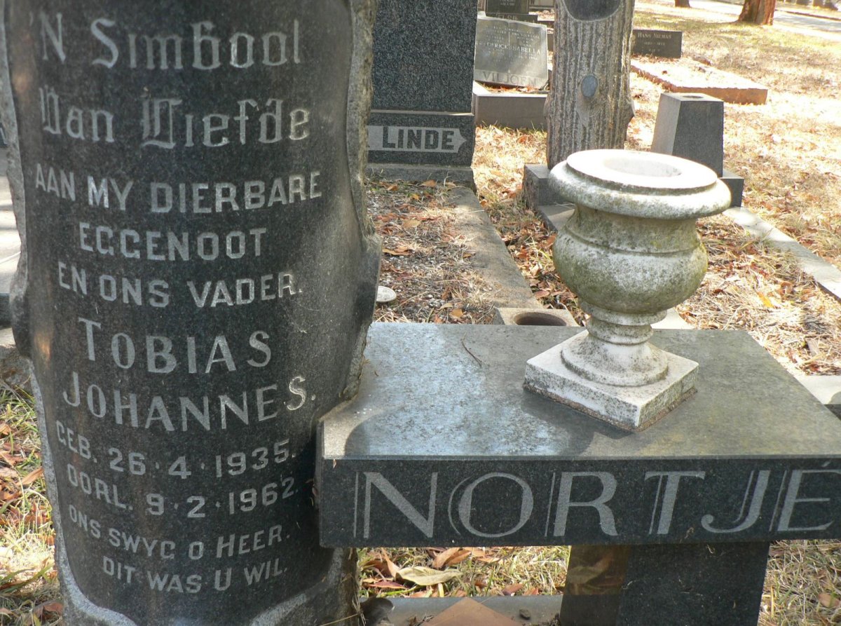 NORTJE Tobias Johannes 1935-1962