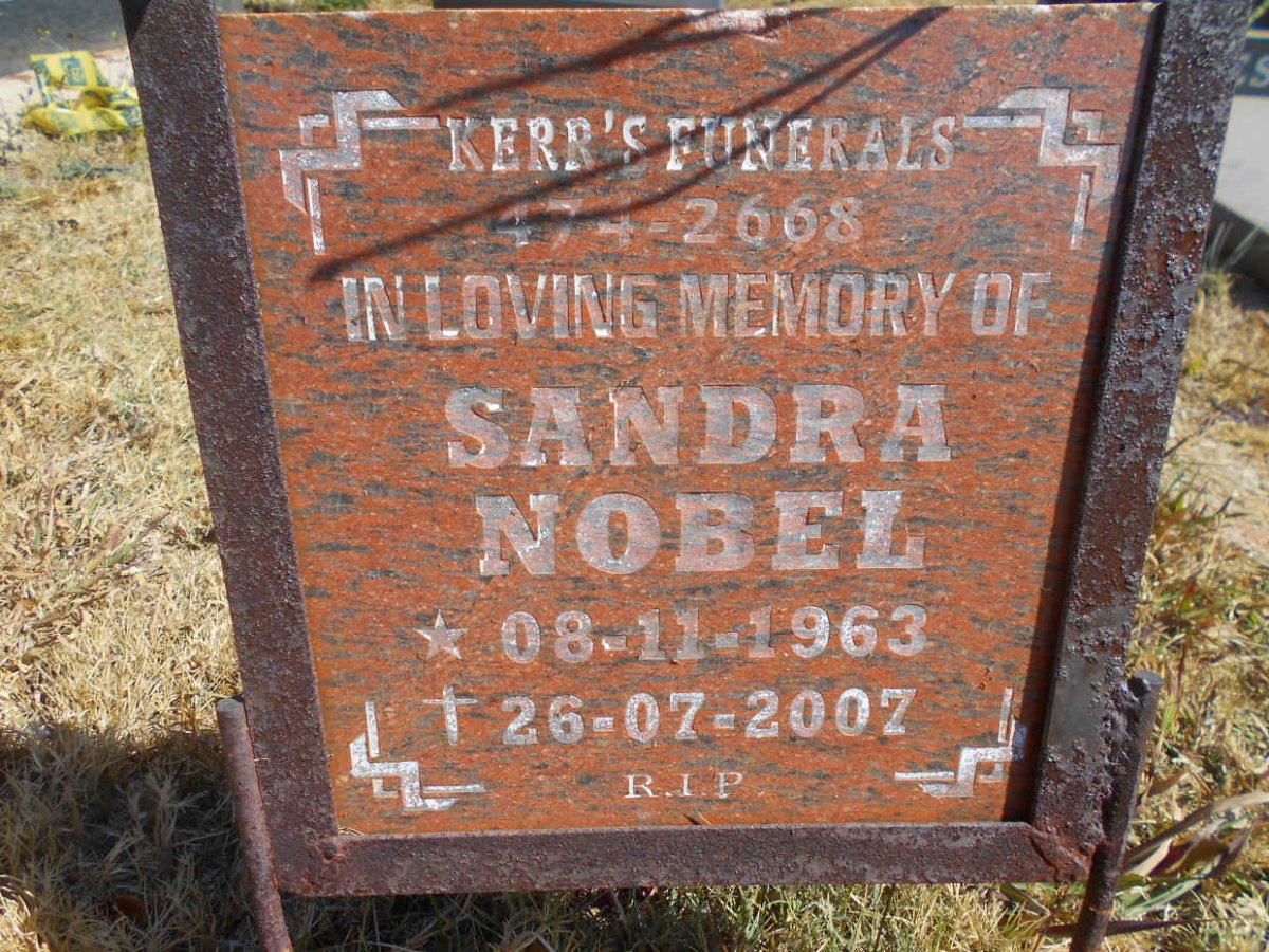NOBEL Sandra 1963-2007