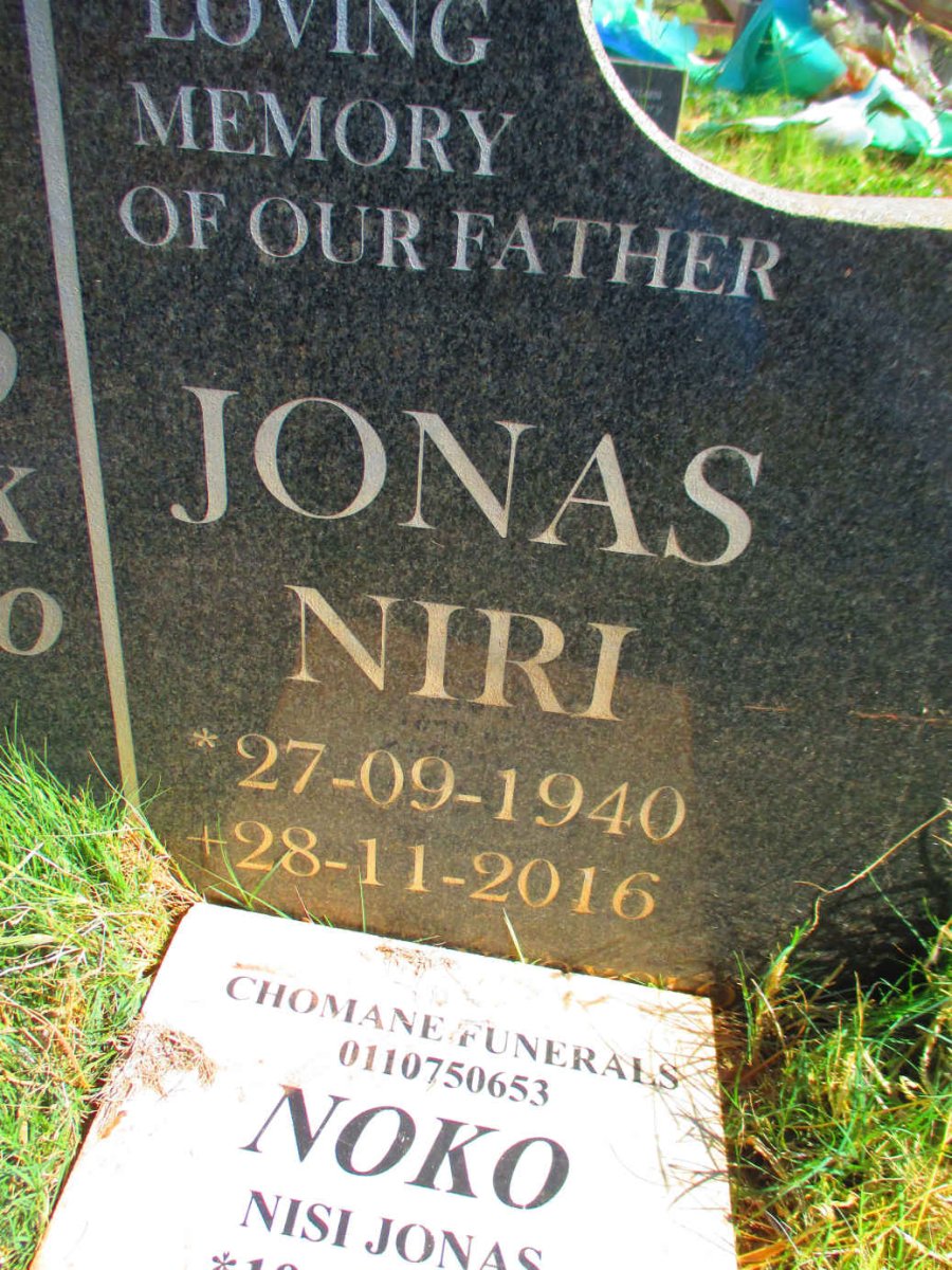 NOKO Jonas Niri 1940-2016