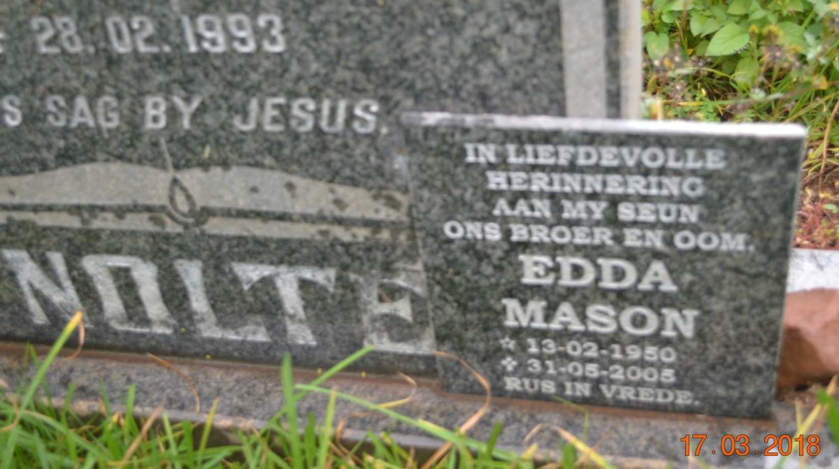 NOLTE Maria 1971-1993 :: MASON Edda 1950-2005