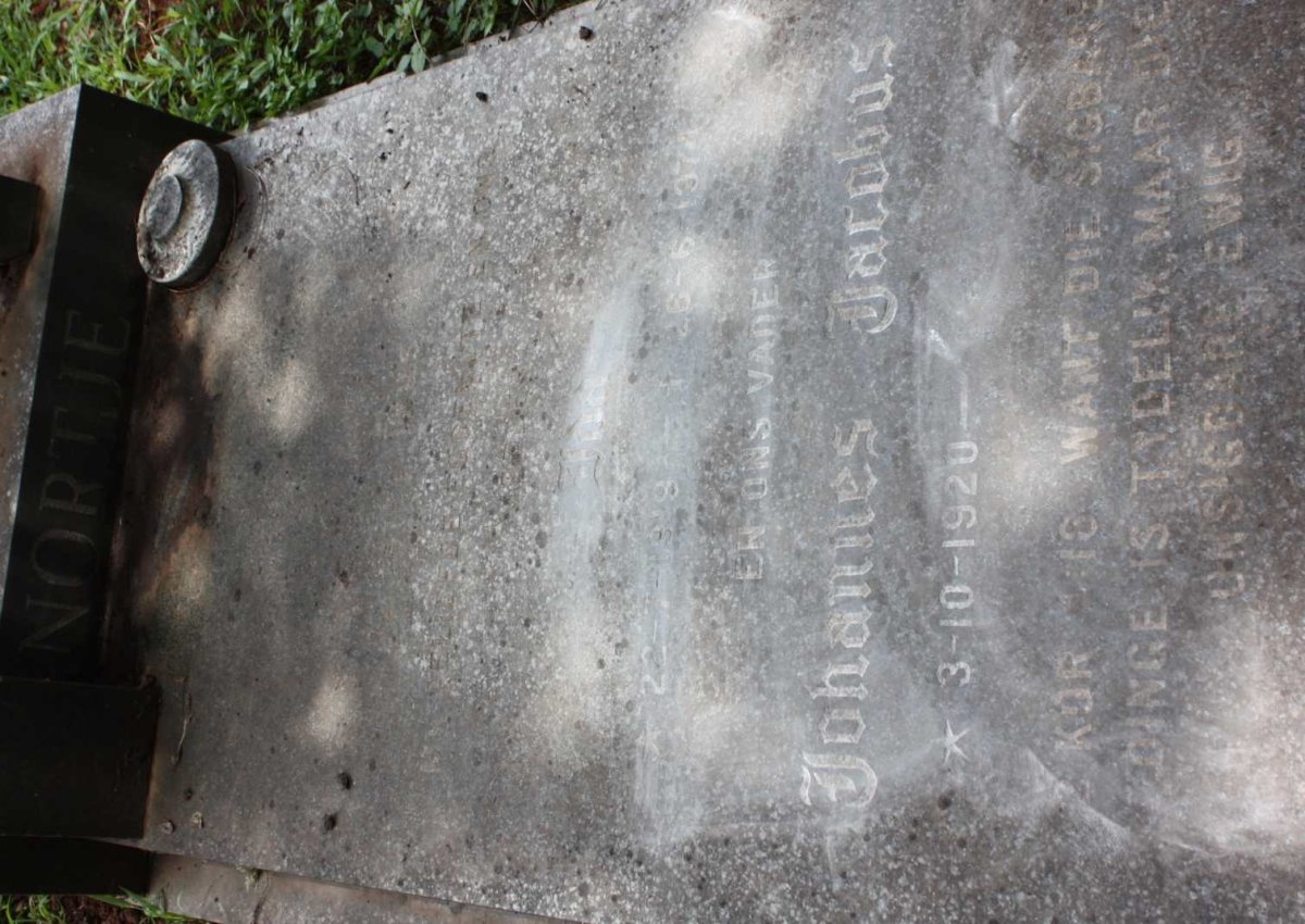NORTJE Johannes Jacobus 1920- &amp; Ida 1918-1974