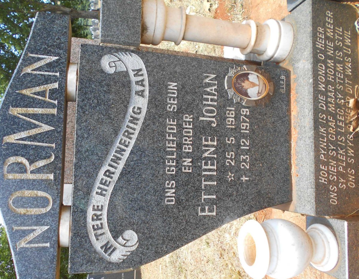 NORMAN Ettiéne Johan 1961-1979