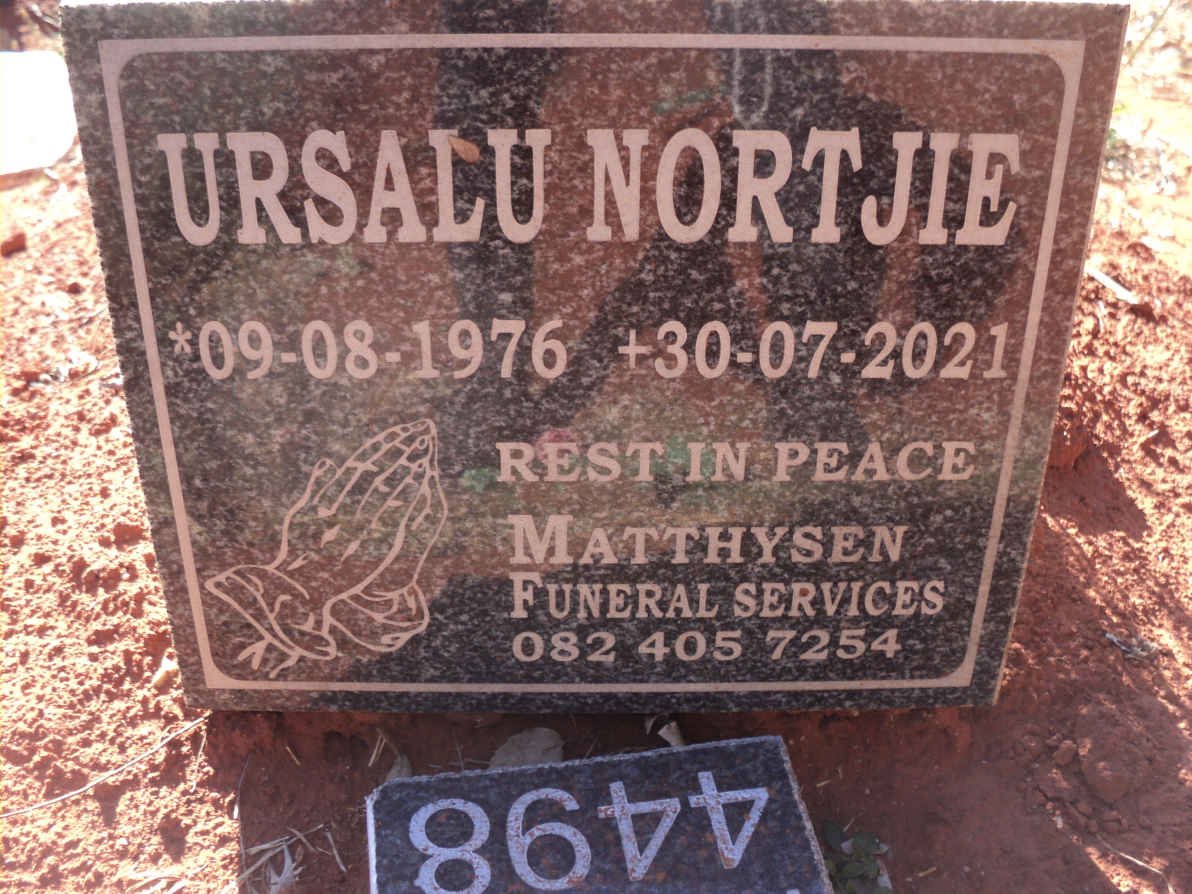 NORTJIE Ursalu 1976-2021