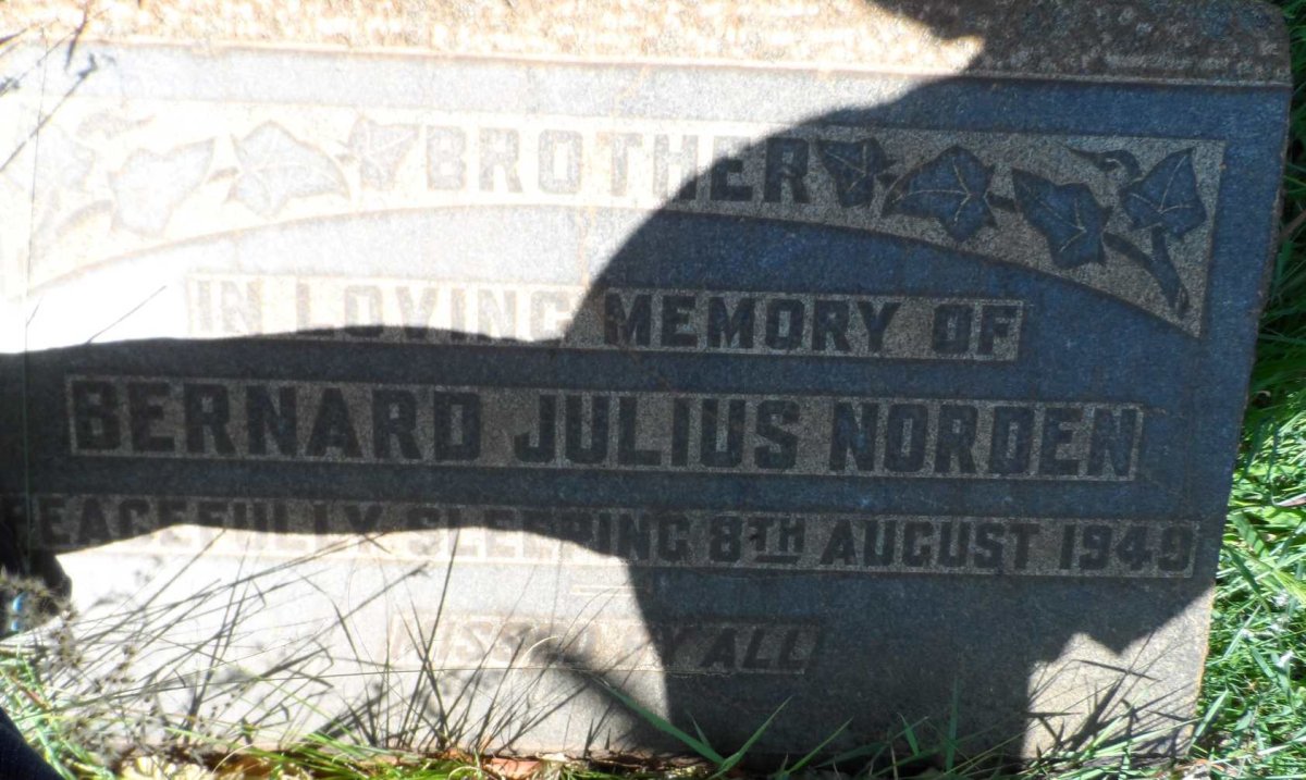 NORDEN Bernard Julius -1949