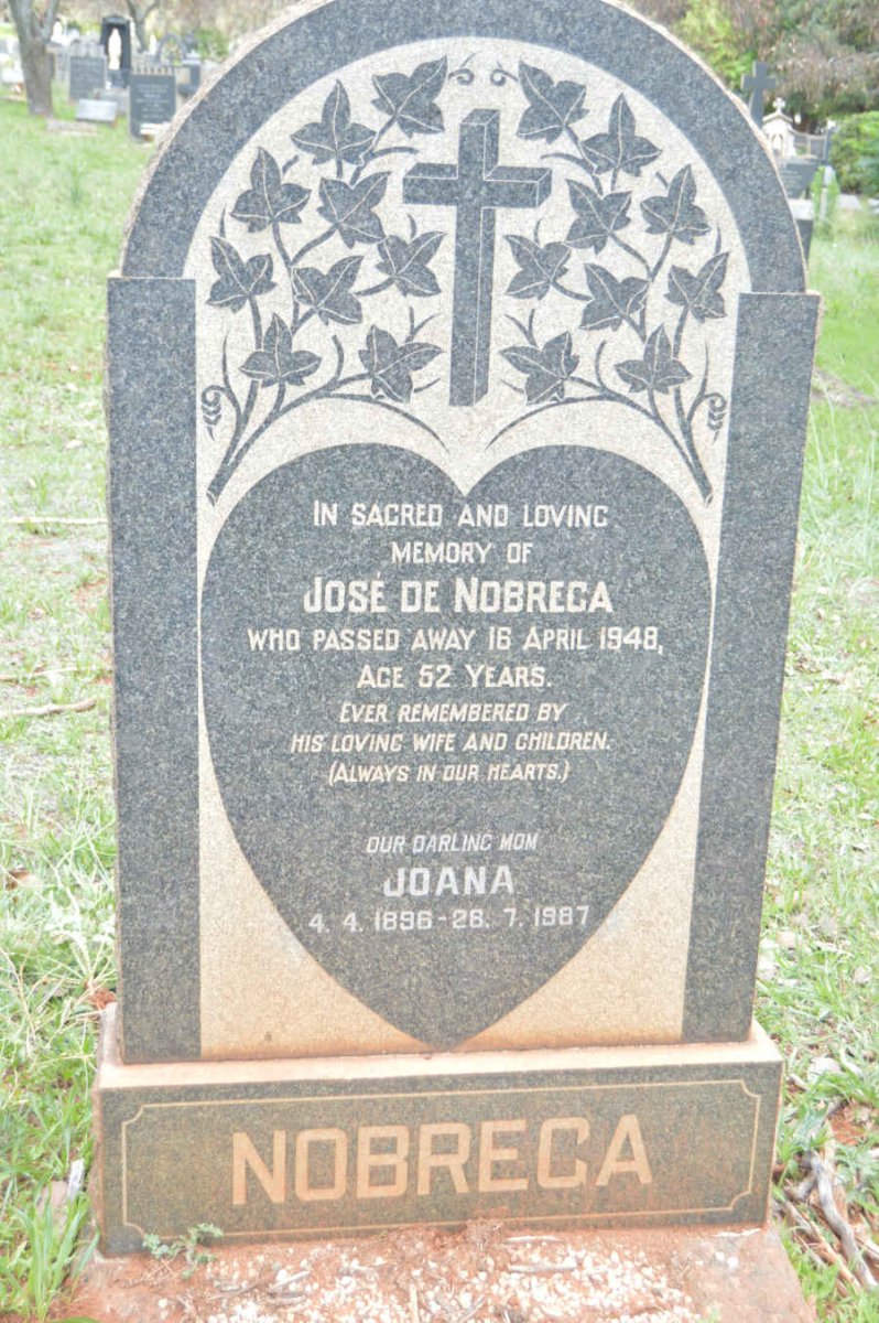 NOBREGA Jose, de -1948 &amp; Joana 1896-1987