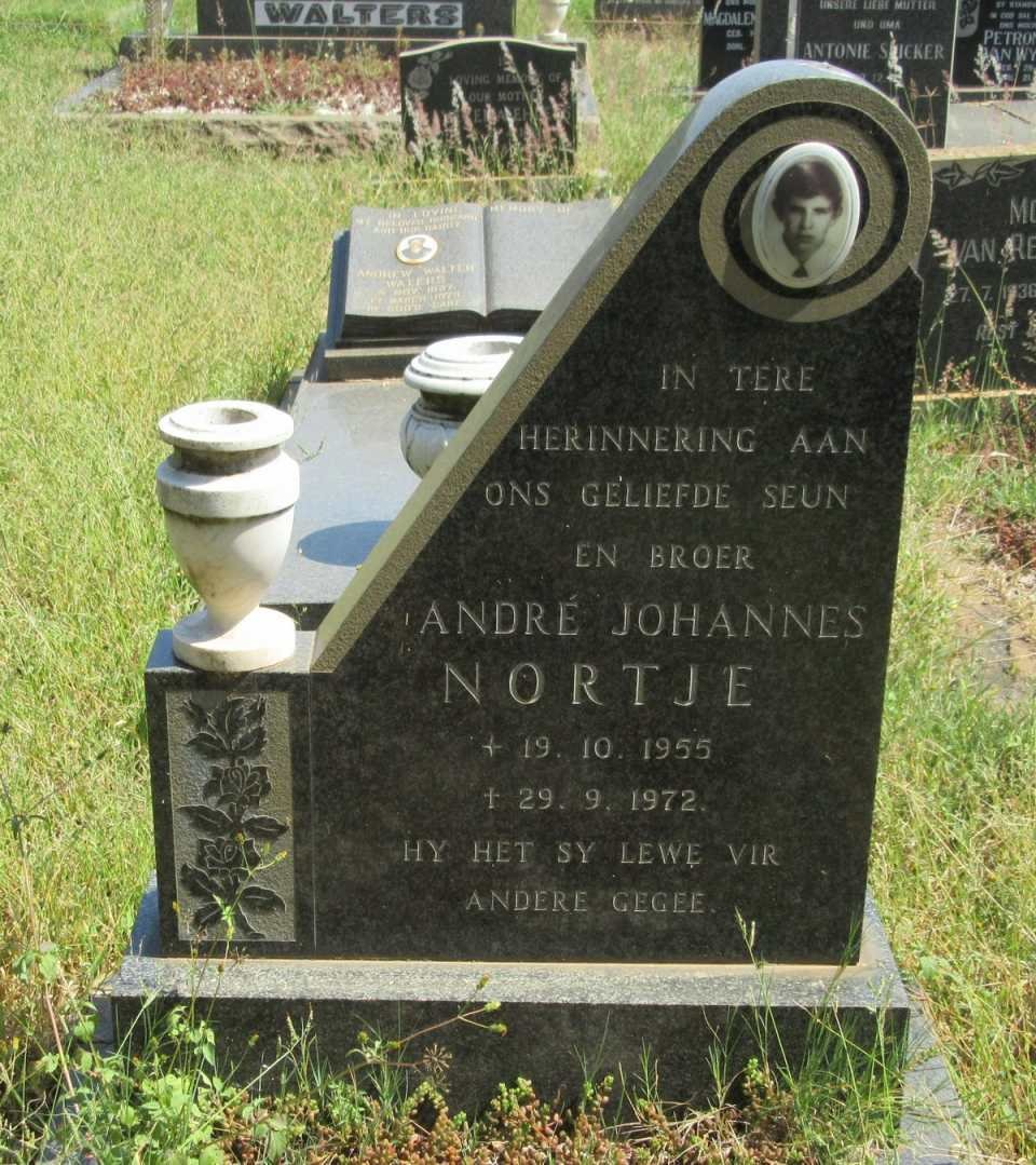 NORTJE Andre Johannes 1955-1972