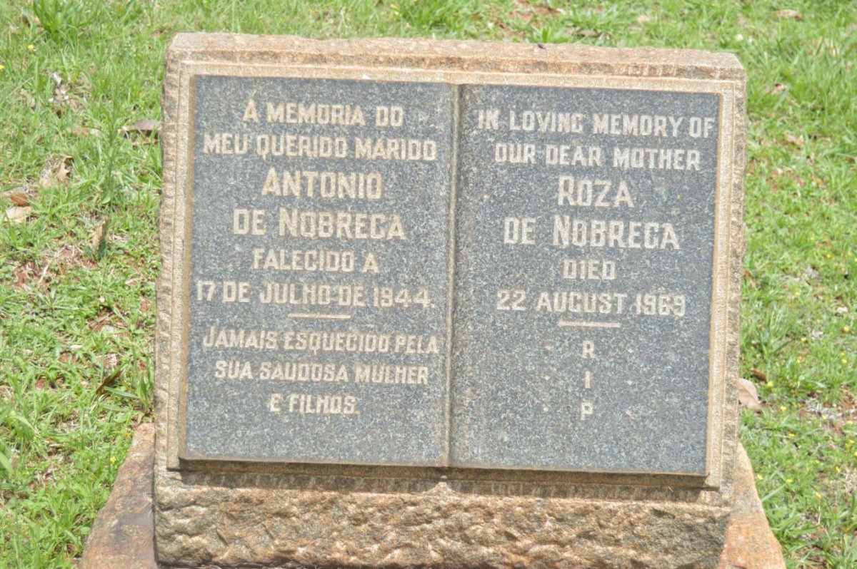 NOBREGA Antonio, de -1944 &amp; Roza -1969